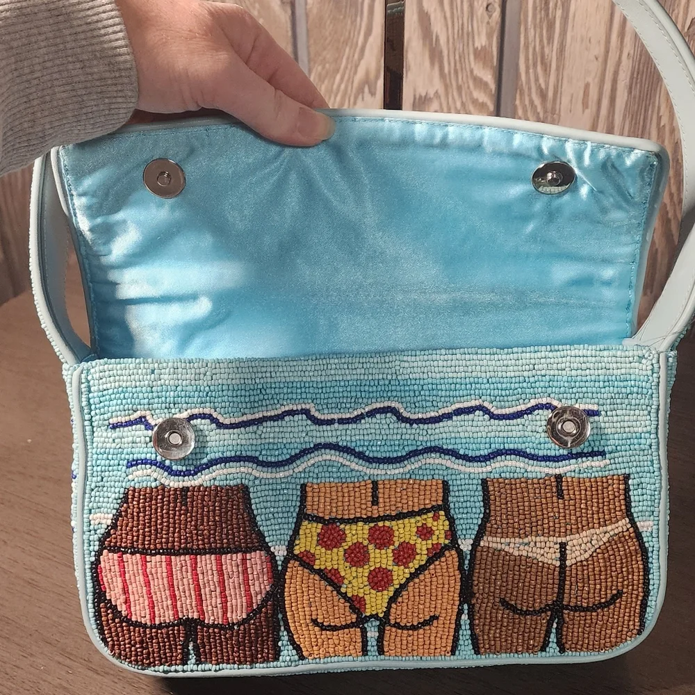 Staud Tommy Beachwear Beaded Bag (Flawed) - Picture 6 of 10